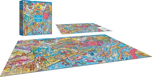 RoseArt - Catopia - Water Park - 500 Piece Jigsaw Puzzle for Adults in Kuwait
