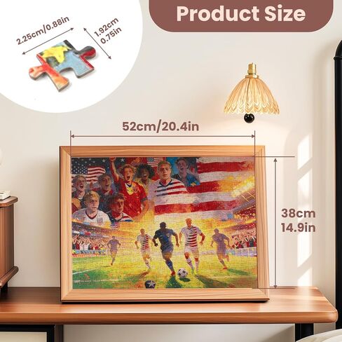 2026 World Cup Jigsaw Puzzle - 500 Piece Puzzles for Adults, USA Soccer Team Sports Collectible, Soccer Puzzle for World Cup Fans & Home Decor in Kuwait