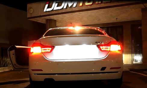 مصابيح بديلة iJDMTOY 360 درجة حمراء رائعة 13-SMD H21W متوافقة مع مصابيح الفرامل 2014-2017 F32/F33/F82 4 in Kuwait