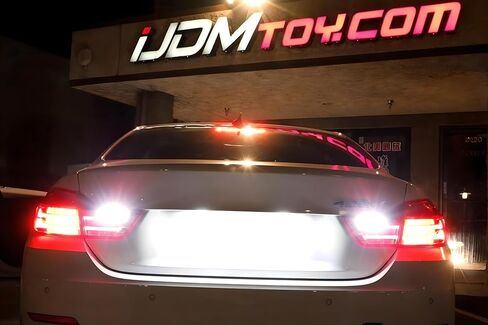 مصابيح بديلة iJDMTOY 360 درجة حمراء رائعة 13-SMD H21W متوافقة مع مصابيح الفرامل 2014-2017 F32/F33/F82 4 in Kuwait