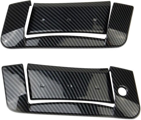 Carbon Fiber Style Exterior Side Door Handles Cover Trim Accessories for Nissan 350Z in Kuwait