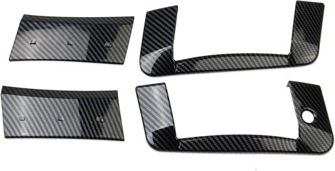 Carbon Fiber Style Exterior Side Door Handles Cover Trim Accessories for Nissan 350Z in Kuwait