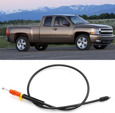 31" Front Left Drivers Side Door Handle Latch Release Cable Replacement for Cadillac Escalade, Chevrolet Silverado Tahoe, Sierra 2007-2014 in Kuwait