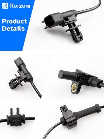 Front ABS Wheel Speed Sensor Left Right fit for 2011-19 Chevy Silverado/GMC Sierra 2500 3500 HD, 2500HD 3500HD, 2011 2012 2013 2014 2015 2016 2017 2018 2019, Driver Passenger Side, ALS2200 in Kuwait