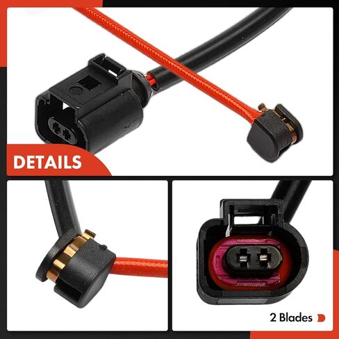 A-Premium Front Driver and Passenger Brake Pad Wear Sensors Compatible with Porsche Cayenne 2019-2024, 2-PC Set in Kuwait