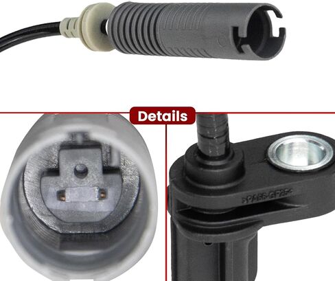 Rear Left or Right ABS Wheel Speed Sensor for:-BMW 135I 2008-2013, 328I 2011-2013, 335D 2009-2011, 335I 2007-2012, 335Is 2011-2012 3.0L L6, M3 2008-2013 4.0L V8, Replace# 34526870077, ALS1842 in Kuwait