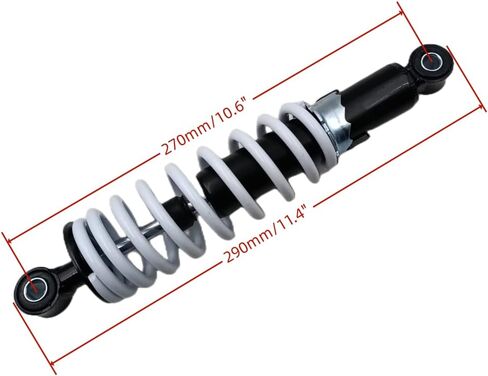 white 270mm Shock Absorber Rear Suspension For 90cc 110cc125cc 150cc Dirt Bike Motorcycle ATV Motor Scooter in Saudi Arabia