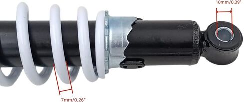 white 270mm Shock Absorber Rear Suspension For 90cc 110cc125cc 150cc Dirt Bike Motorcycle ATV Motor Scooter in Saudi Arabia