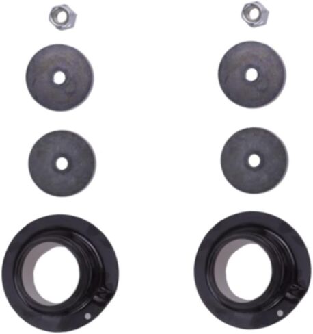 مجموعة Bilstein 5100 Series من الصدمات الأمامية القابلة للتعديل لارتفاع الركوب والصدمات الخلفية أحادية الأنبوب لعام 1996 2004 Tacoma 4WD مع رفع خلفي 1-1.5 بوصة | ملصق TrendsAuto | 24-249928 33-247717 33-247724 in Kuwait