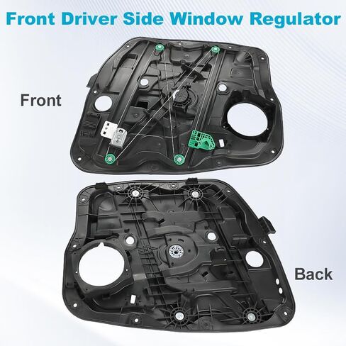 Front Left Driver Door Power Window Regulator with Panel Without Motor Compatible with Hyundai Santa Fe XL Fe Sport 2013 2014 2015 2016 2017 2018 2019 Replacement for 82471-2W010 82471-4Z000 in Saudi Arabia
