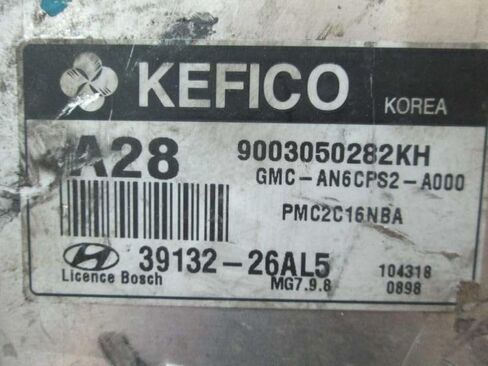 Engine ECM Control Module Fits 2010 10 Compatible with Hyundai Accent 39132-26AL5 3913226AL5 in Kuwait