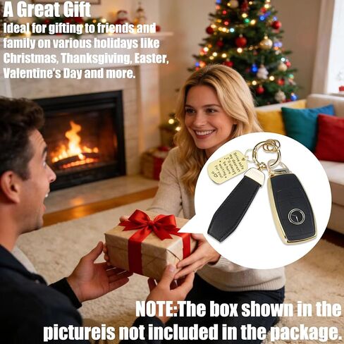 Soft TPU & Leather Key Fob Cover Compatible with Mercedes Benz A C E G S Class,CLA CLS GLA GLC GLE GLS GLK GL GT SLC SL SLK SLS, with Keychain & Metal Blessing Tag (4 Button Black) in Saudi Arabia