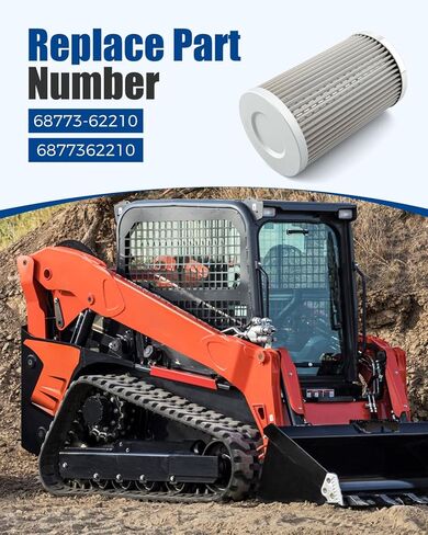 68773-62210 فلتر شفط الزيت الهيدروليكي يناسب نماذج Kubota SVLV65-2 SVL75 SVL75-2 U35-4 U35S KX91-3 K61-2، استبدال 6877362210 in Kuwait