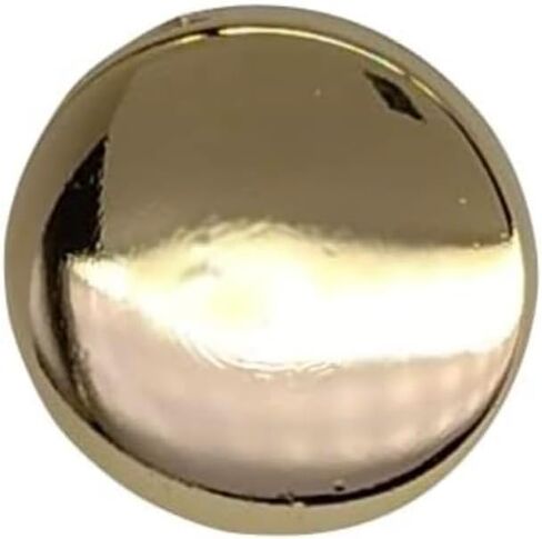 BOTIBOTON 12 Gold Buttons and Silver Buttons for Blazzers - Flat and Shiny - 5 Sizes 12, 15, 18 and 20 mm - Manufactured and Shipped from Spain (Gold, 15 mm) in Saudi Arabia
