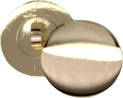 BOTIBOTON 12 Gold Buttons and Silver Buttons for Blazzers - Flat and Shiny - 5 Sizes 12, 15, 18 and 20 mm - Manufactured and Shipped from Spain (Gold, 15 mm) in Saudi Arabia