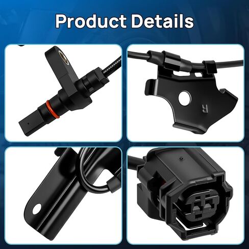 ABS Wheel Speed Sensor Front Left Right Fits for 06-18 Toyota Rav4 2006 2007 2008 2009 2010 2011 2012 2013 2014 2015 2016 2017 2018, Driver and Passenger Side ABS Sensors, 2pcs, ALS2319 ALS2320 in Kuwait