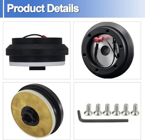 110H Steering Wheel Short Hub Adapter Aluminum 6-Hole Fits for Civic Accord CRX Prelude Acura Integra in Kuwait