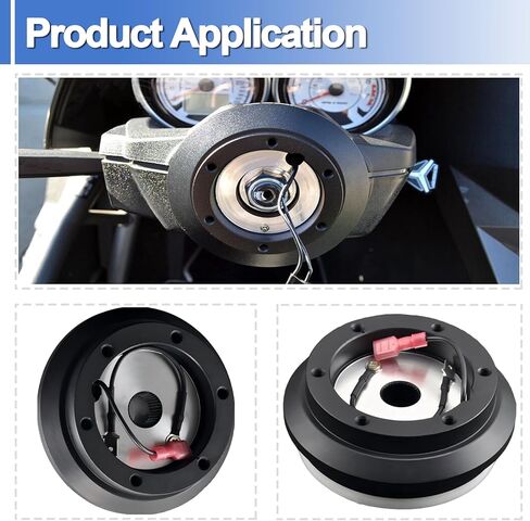 110H Steering Wheel Short Hub Adapter Aluminum 6-Hole Fits for Civic Accord CRX Prelude Acura Integra in Kuwait