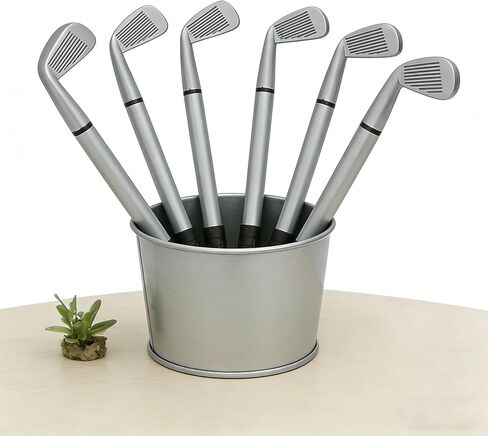 6 PCS Golf Club Ballpoint Pens Blue Ink Mini Golf Clubs Pens, Funny Pens for Office,Golf Party Gift for Dad,Coworkers,Golf Lovers,Golfing Club Souvenir,Golf Pen Set For Adults in Kuwait
