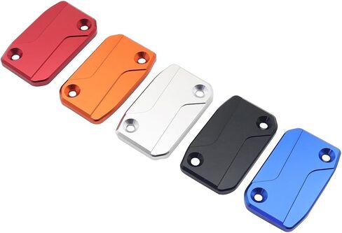Motorcycle CNC Front Brake Clutch Fluid Reservoir Cover Cap For Husqvarna FC FR TE 250-450 distintivo(Silver) in Kuwait