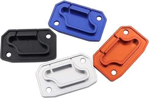 Motorcycle CNC Front Brake Clutch Fluid Reservoir Cover Cap For Husqvarna FC FR TE 250-450 distintivo(Silver) in Kuwait