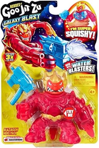 Heroes of Goo Jit Zu Galaxy Blast Action Figure (Orbitox, Warsnap, Tyro, Blazagon, Rock Jaw, Brainboom) (Blazagon) in Kuwait