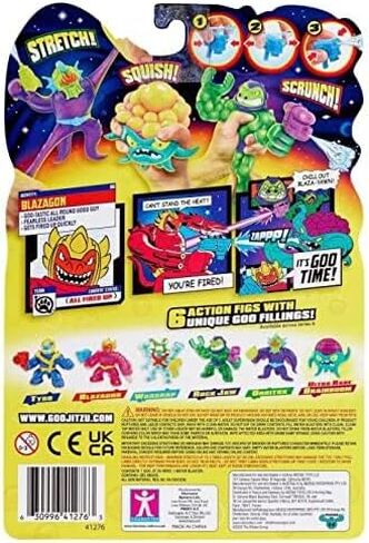 Heroes of Goo Jit Zu Galaxy Blast Action Figure (Orbitox, Warsnap, Tyro, Blazagon, Rock Jaw, Brainboom) (Blazagon) in Kuwait
