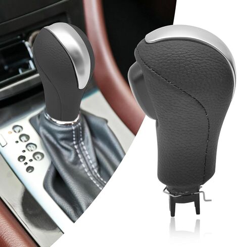 Compatible with Infiniti EX35 FX35 FX50 G25 G35 G37 Q40 Q60 QX50 QX56 QX70 Replace 34910-JK03A 34910-1LA6C Automatic Gear Shift Knob Lever Handle Replace Black in Kuwait