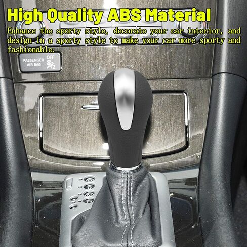 Compatible with Infiniti EX35 FX35 FX50 G25 G35 G37 Q40 Q60 QX50 QX56 QX70 Replace 34910-JK03A 34910-1LA6C Automatic Gear Shift Knob Lever Handle Replace Black in Kuwait