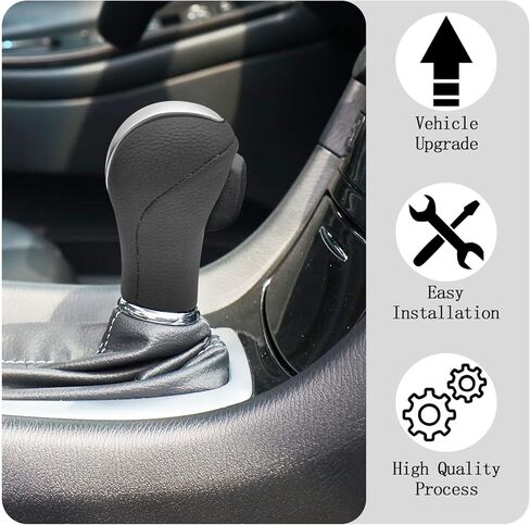 Compatible with Infiniti EX35 FX35 FX50 G25 G35 G37 Q40 Q60 QX50 QX56 QX70 Replace 34910-JK03A 34910-1LA6C Automatic Gear Shift Knob Lever Handle Replace Black in Kuwait