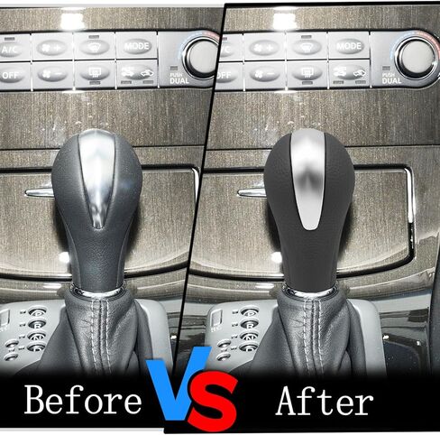 Compatible with Infiniti EX35 FX35 FX50 G25 G35 G37 Q40 Q60 QX50 QX56 QX70 Replace 34910-JK03A 34910-1LA6C Automatic Gear Shift Knob Lever Handle Replace Black in Kuwait