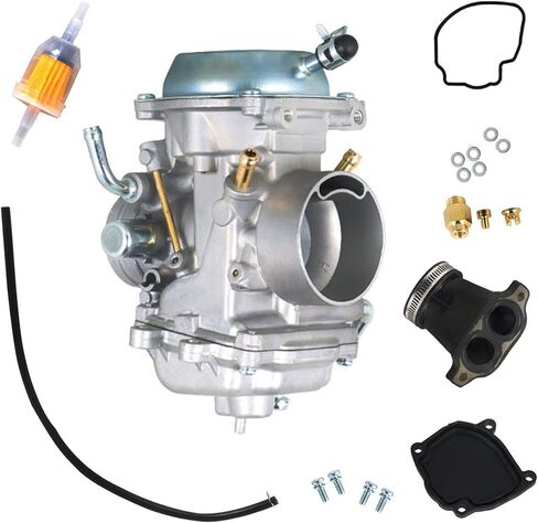 Silscvtt Carburetor with Intake Boot Replacement for Polaris Sportsman 700 2002 2003 2004 2005 2006 Carb in Kuwait