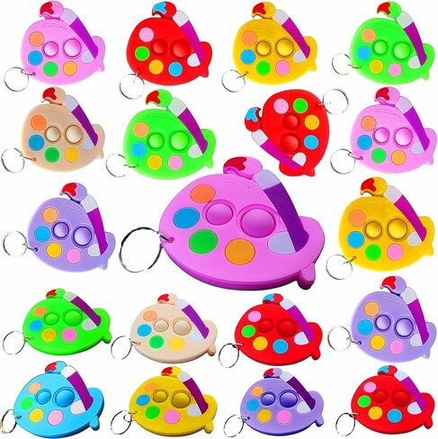 20 Packs Bulk Mini Paint fidgets Toys for Kids Children Classroom Students Gifts Prize from Teacher,Birthday Party Bubble Favors in Saudi Arabia