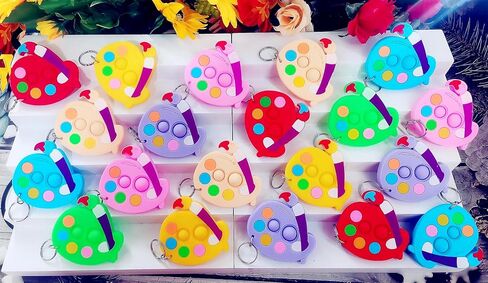 20 Packs Bulk Mini Paint fidgets Toys for Kids Children Classroom Students Gifts Prize from Teacher,Birthday Party Bubble Favors in Saudi Arabia