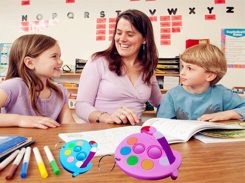 20 Packs Bulk Mini Paint fidgets Toys for Kids Children Classroom Students Gifts Prize from Teacher,Birthday Party Bubble Favors in Saudi Arabia