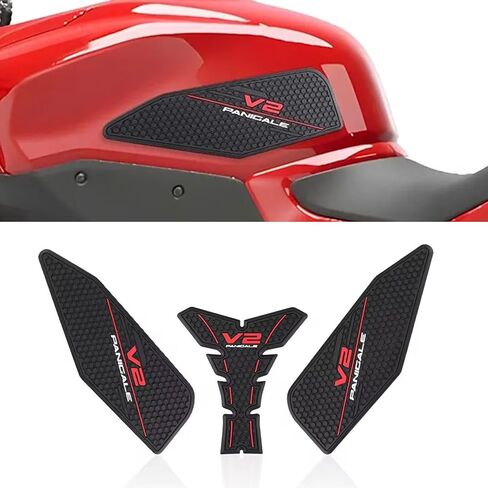 ل Panigale V2 Panigale V2S 2025-2026 تعديل خزان الوقود ملصق هيكل السمكة واقي الساق المضادة للانزلاق مكافحة التآكل حماية ملصق مائي دراجة نارية الملحقات in Saudi Arabia