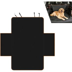 Car Trunk Cover, Waterproof 600D Fabric Pets Trunk Protector, Anti-tear Large size Pets Mat with Secure Straps, Universal for Most Cars Trucks SUVs (Black) in Saudi Arabia