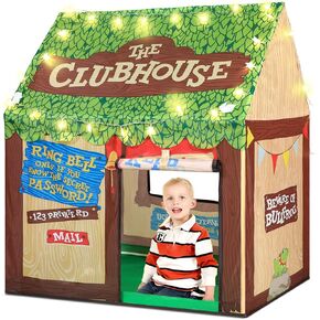 SweHouse Kids Play Tent Indoor: Clubhouse Tent for Toddler with Roll-up Door & Windows Playhouse - Boy Girl Tent Outdoor Birthday Gifts Toys in Saudi Arabia