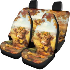 Printed Wildflower Car Seat Cover Soft Carseat Covers for Front and Rear Seats Protector Cushion Automotive Universal Fit Most Cars Sedan SUV in Saudi Arabia