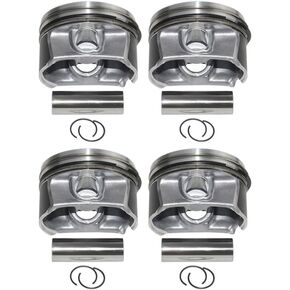 Engine Piston And Rings Set With Pin 20mm 06D107066C 06D198151B Compatible With A3 A4 A6 C6 2.0 GLI in Saudi Arabia
