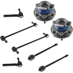 Suspension Wheel Bearing Hub Tie Rod Sway Bar of Ball Joint Front Left Right Kit of 8 for Buick for Terraza for Chevy for Uplander for Pontiac for Montana for Saturn for Relay Sealed in Saudi Arabia