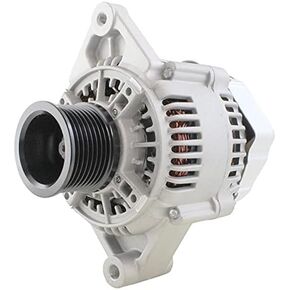 New 12 Volt Alternator Compatible with Case Lift Trucks 586G Series 04-12 Loaders 570MXT 08-13 New Holland Backhoe B110 B115 B95 FPT445TA 06 07 08 Replaces 021080-1600 102211-9090 84416587 146-26176 in Kuwait