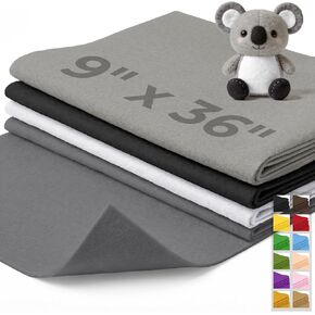 IONTACH Felt Fabric Sheets 9" x 36" - 1.6mm Thick Assorted Colors Felt for Crafts Sewing Embroidery Applique Nonwoven Patchwork Liner DIY Art Projects Decorations (4PCS, Green Series) in Saudi Arabia