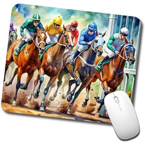 Horse Racing Track Low Profile Mouse Pad Mat in Kuwait