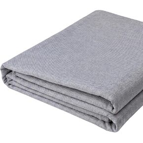 LaSilk- Premium Upholstery Fabric by the Yard, 57" Wide Thicken Faux Linen Fabric for Couch, Sofa, Chair, Pillow Cover (Linen, 3 Yard) in Saudi Arabia