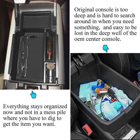 Center Console Armrest Storage Box Compatible with Honda Civic 2012 2013 2014 2015 ABS Tray Insert Organizer Glove Pallet in Kuwait
