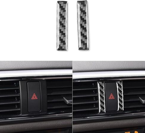 Real Premium Carbon Fiber Sticker Set Car Center Console Gear Shift Panel Multimedia Control Frame Cover Trim Compatible with Mazda CX-9 CX9 2016-2023 Auto Interior Accessories Black in Saudi Arabia