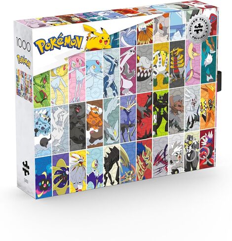 Buffalo Games - 1000 Piece Legendary Pokémon Silver Select Jigsaw Puzzle Challenging and Colorful Puzzle for Adults – Precision-Cut Pieces, Beautiful Artwork, and Hours of Relaxing Fun in Kuwait