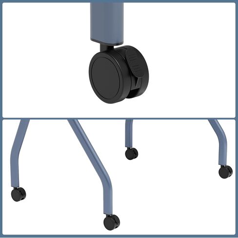 Smart Board Stand for Interactive Whiteboard 55"-86", Mobile Stand with 4 Lockable Wheels, Whiteboard Portable Cart for the Modern Office School Classroom Home, Stable, Easy to Install and Move in Saudi Arabia