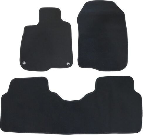 GXARTS 3 PCS Both Front and Rear Velour Replacement Floor Mats Carpet Black Compatible with Honda CRV CR-V 2017 2018 2019 2020 2021 2022 Anti- Slip in Kuwait